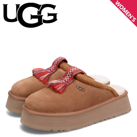 【最大1000円OFFクーポン配布中】 アグ UGG サンダル サボ スリッパ ルームシューズ タズル レディース ムートン WOMENS TAZZLE チェストナット 1152677