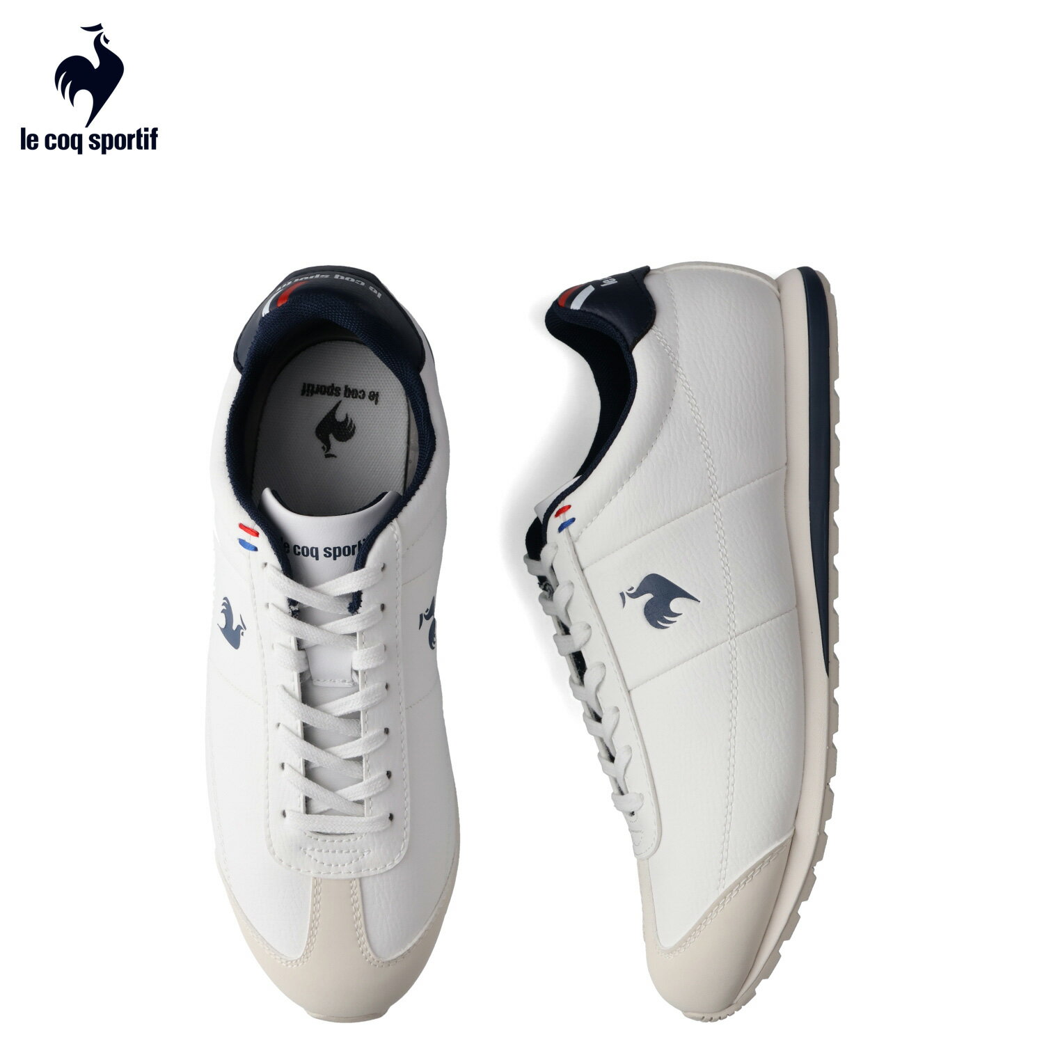 【最大1000円OFFクーポン配布中】 le coq sportif ルコック スポルティフ スニーカー LCS ベルシー メンズ LCS BERCY ホワイト 白 QL1XJC08WN