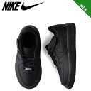 【最大1000円OFFクーポン配布中】 NIKE ナイキ フォース1 ロー イージーオン スニーカー キッズ FORCE 1 LOW EASY ON PS ブラック 黒 FN0237-001