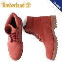 【最大1000円OFFクーポン配布中】 Timberland ティンバーランド ブーツ 6インチ メンズ レディース 防水 ウォータープルーフ 6 INCH PREMIUM WATERPROOF BOOT ダーク レッド A2N6F