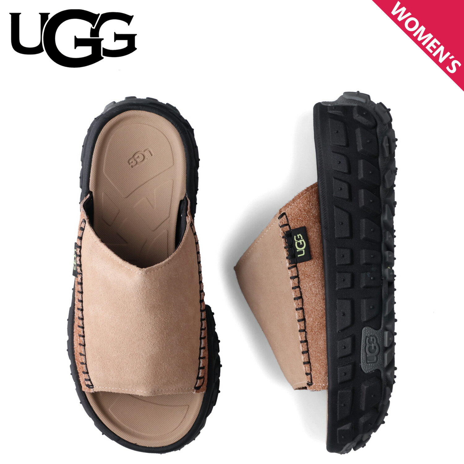 アグ UGG サンダル スライドサンダル ベンチャー デイズ レディース 厚底 VENTURE DAZE SLIDE ベージュ 1152680