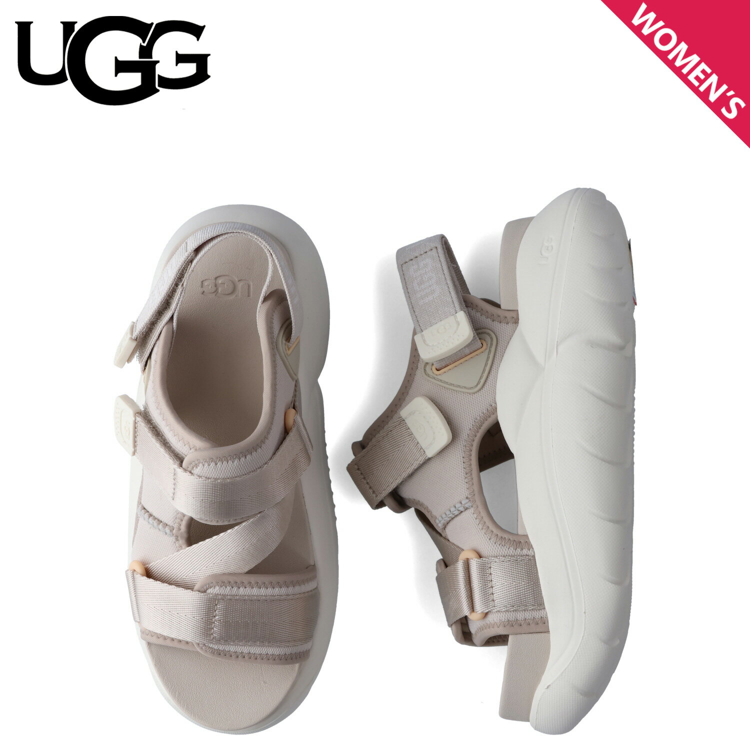 アグ UGG サンダル ストラップサンダル ラ アルト クロスストラップ レディース 厚底 LA ALTO CROSS STRAP ベージュ 1152688