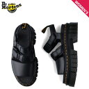 Dr.Martens ドクターマーチン サンダル ストラップサンダル リッキ 3 レディース RICKI 3 STRAP ブラック 黒 27405001