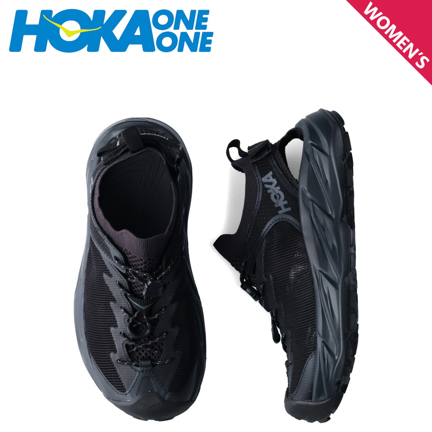 ホカオネオネ スニーカー レディース 【最大1000円OFFクーポン配布中】 HOKA ONE ONE ホカオネオネ スニーカー サンダル ホパラ2 レディース HOPARA 2 ブラック 黒 1147670