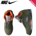 【最大1000円OFFクーポン配布中】 NIKE ナイキ エアジョーダン5 レトロ スニーカー レディース AIR JORDAN 5 RETRO GS オリーブ 440888-308