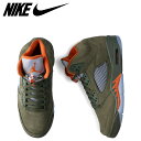 NIKE ナイキ エアジョーダン5 レトロ スニーカー メンズ AIR JORDAN 5 RETRO オリーブ DD0587-308