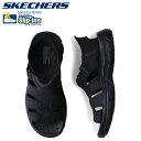  SKECHERS スケッチャーズ スリップインズ リボルテッド SS サンダル スポーツサンダル メンズ SLIP-INS REVOLTED SS ブラック 黒 205184