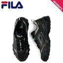 フィラ FILA スニーカー オークモント レディース OAKMONT TR v3 ブラック 黒 1RM02706F