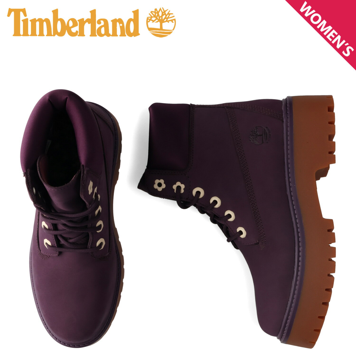 【最大1000円OFFクーポン発行中】 Timberland ティンバーランド ブーツ 6インチ ストーン ストリート レディース 防水 ウォータープルーフ S...