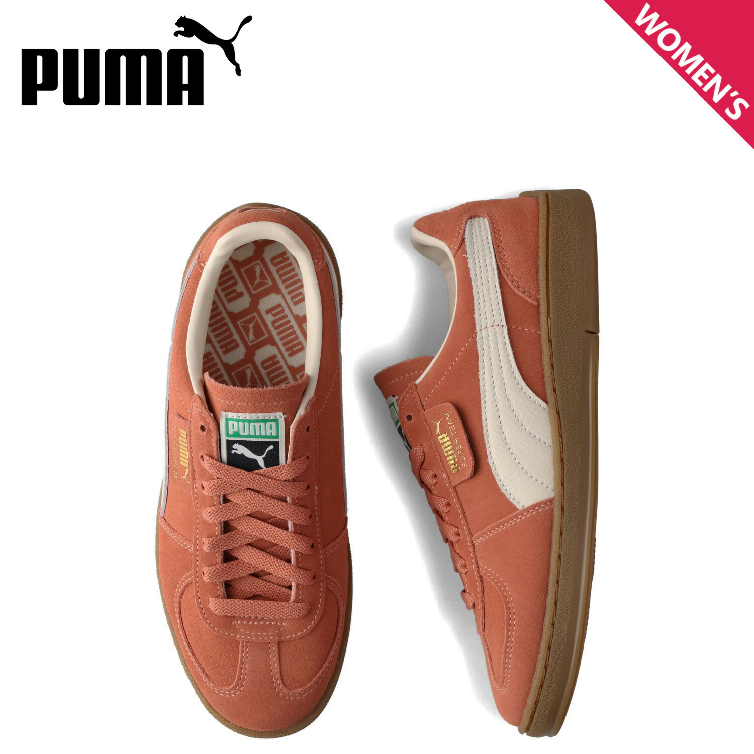【最大1000円OFFクーポン発行中】 プーマ PUMA スニーカー スーパーチーム SD レディース SUPER TEAM SD ピンク 398528-03