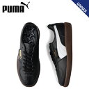 プーマ PUMA パレルモ レザー MIJ スニーカー メンズ レディース PALERMO LTH MIJ ブラック 黒 402384-01