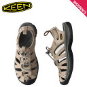キーン KEEN サンダル スポーツサンダル ウィスパー レディース 軽量 抗菌 防臭 WHISPER ベージュ 1029079