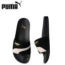 プーマ PUMA サンダル スライドサンダル リードキャット2.0 スエード OG メンズ LEADCAT 2.0 SUEDE OG SLIDES ブラック 黒 389117-01(4)