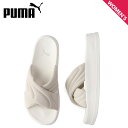 プーマ PUMA サンダル スライドサンダル リードキャット プラットフォーム レディース 厚底 LEADCAT PLATFORM ベージュ 400340-02