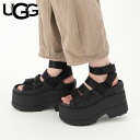 アグ UGG サンダル ストラップサンダル ゴールデンライズ レディース 厚底 W GOLDENRISE ブラック 黒 1167431
