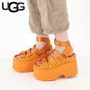 アグ UGG サンダル ストラップサンダル ゴールデンライズ レディース 厚底 W GOLDENRISE ダーク オレンジ 1167431