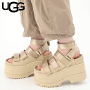 アグ UGG サンダル ストラップサンダル ゴールデンライズ レディース 厚底 W GOLDENRISE ベージュ 1167431