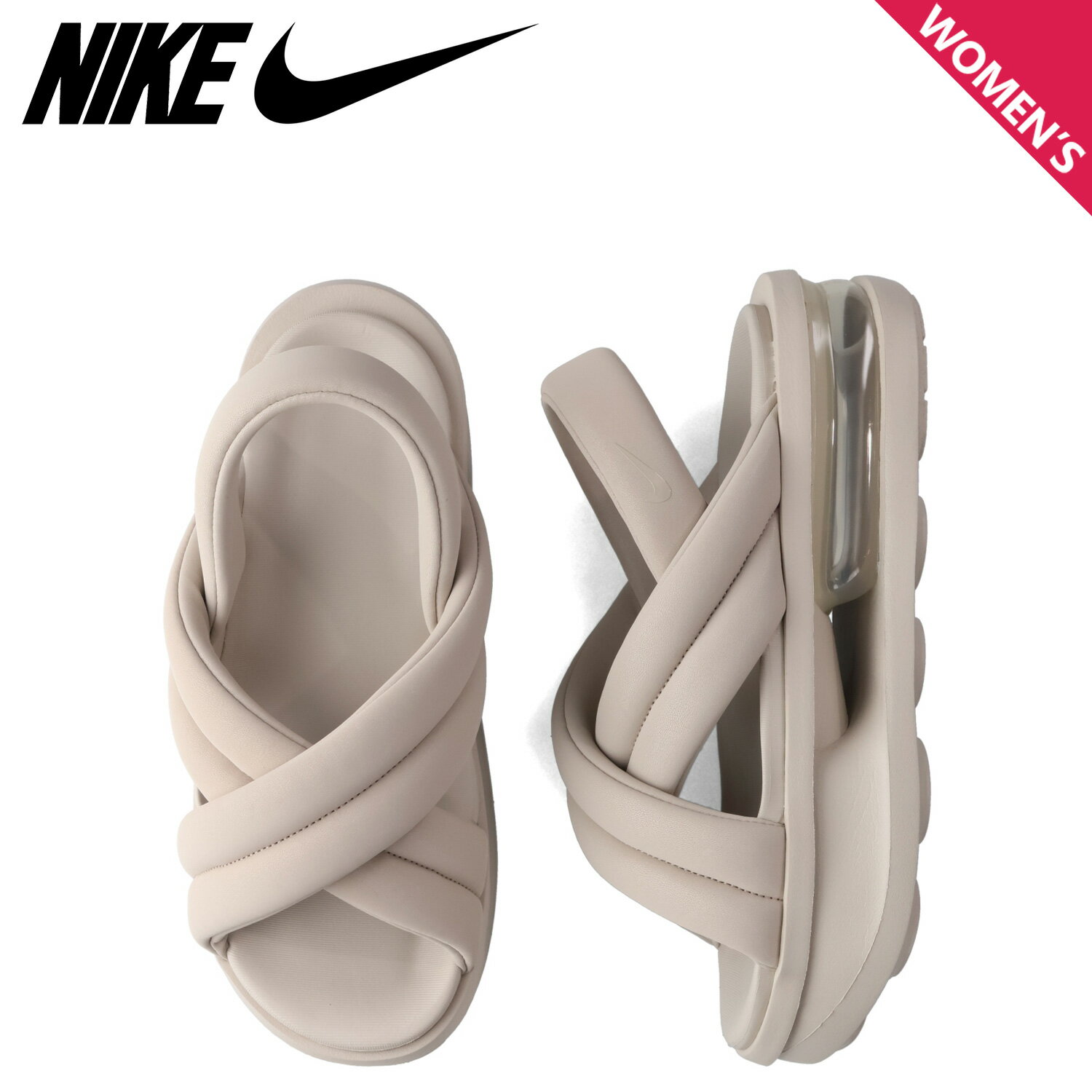 【最大1000円OFFクーポン発行中】 NIKE ナイキ エアマックスアイラ サンダル レディース 厚底 AIR MAX ISLA SANDAL ベージュ IH...