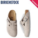BIRKENSTOCK ビルケンシュトック ボストン サンダル コンフォートサンダル レディース 細幅 BOSTON LEVE グレー 1027751
