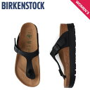 BIRKENSTOCK ビルケンシュトック サンダル ギぜ レディース 普通幅 厚底 GIZEH ブラック 黒
