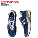 new balance ニューバランス 990 V6 スニーカー メンズ Dワイズ MADE IN USA ネイビー U990IA6