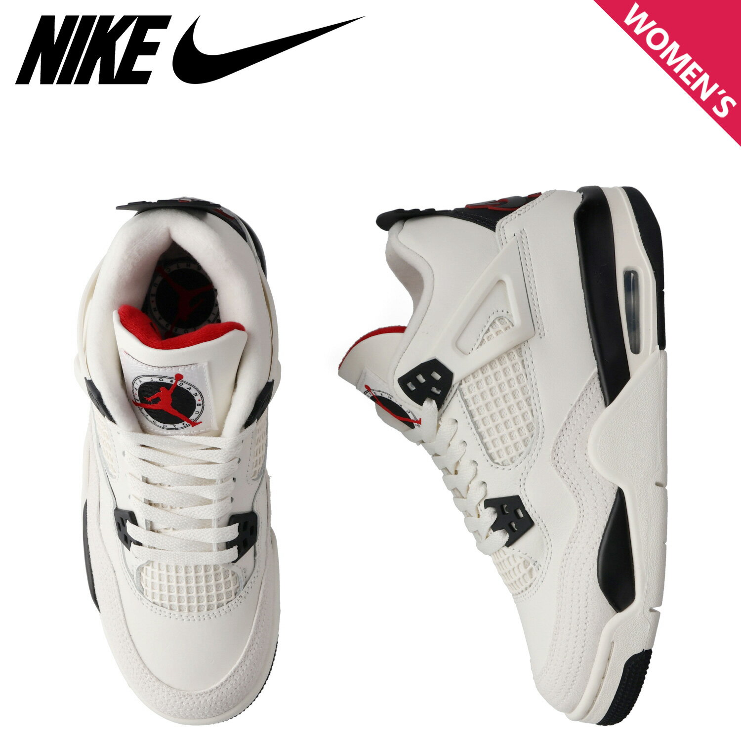 NIKE �ʥ��� �������硼����4 ��ȥ� GS �ե饤�ȥ���� ���ˡ����� ��ǥ����� AIR JORDAN 4 RETRO GS FLI...