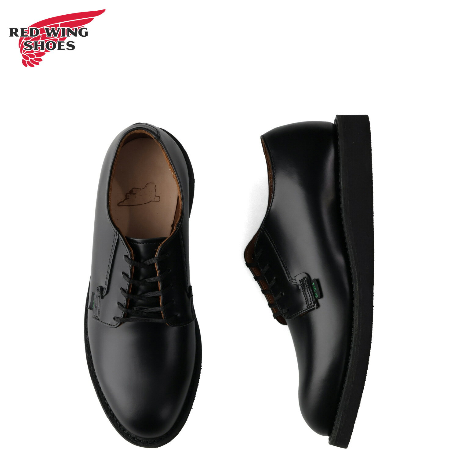 RED WING SHOES ��åɥ����� ���塼�� �ݥ��ȥޥ� ���å����ե����� ��� �ܳ� D�磻�� POSTMAN OXFORD �֥�å� �� 101