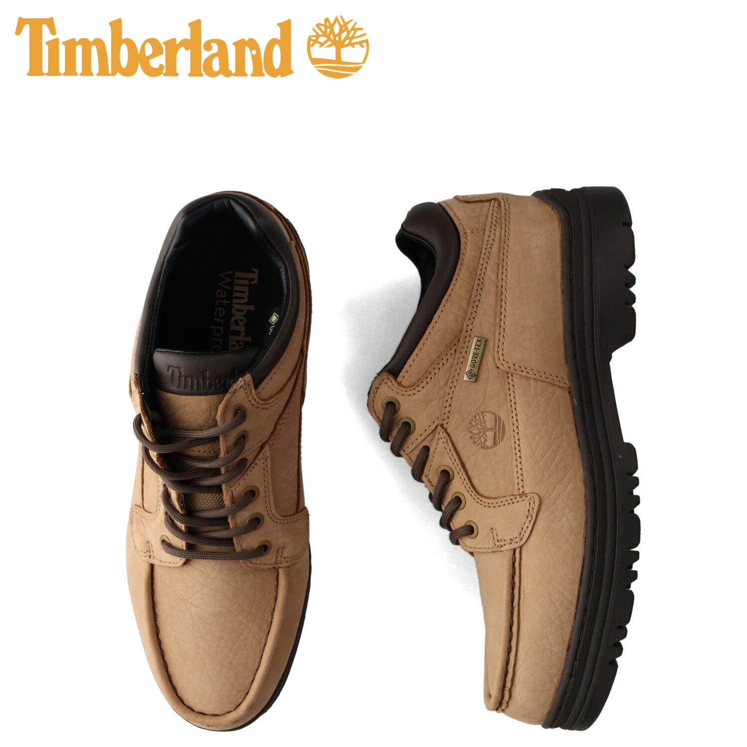 【最大1000円OFFクーポン発行中】 Timberland ティンバーランド ブーツ ヘリテージ GTX モックトゥ ミッド メンズ Wワイズ 防水 MOC TOE GTX ブラウン A2JU5