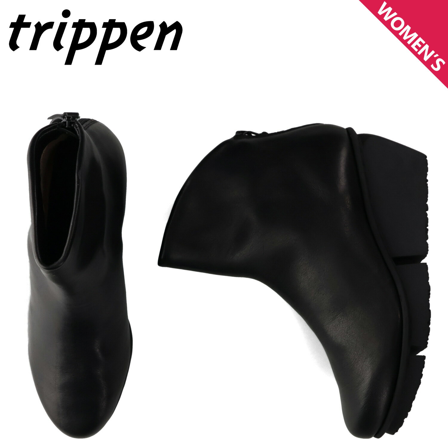 【最大1000円OFFクーポン発行中】 トリッペン trippen ブーツ ショートブーツ レザー スイフト レディース 厚底 軽量 SWIFT-WAW252 ...