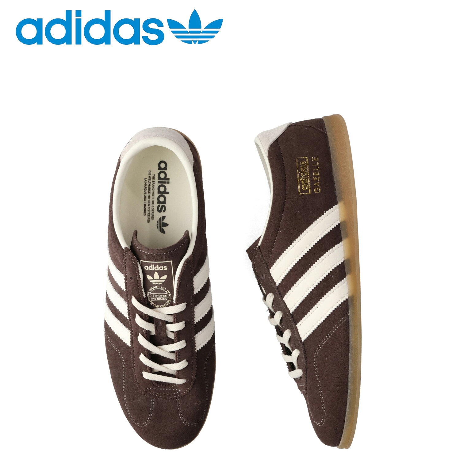 adidas Originals アディダス オリジナルス スニーカー ガゼル ロー プロファイル メンズ GAZELLE LO PRO W ブラウン IH6932