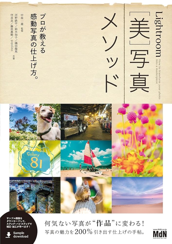 Lightroom[美]写真メソッド プロが教える感動写真の仕上げ方。 河野 鉄平、 鈴木 知子、 橘田 龍馬、 伴 貞良、 藤原 嘉騎、 popolino; 中原 一雄