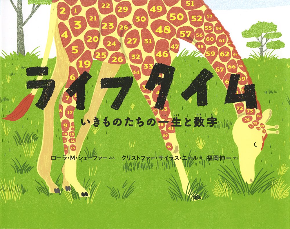 ライフタイム: いきものたちの一生と数字 (ポプラせかいの絵本 48)