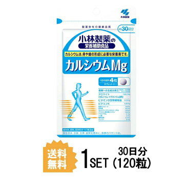 【送料無料】 小林製薬 カルシウムMg 約30日分 (120粒) 健康サプリメント 栄養機能食品（カルシウム・マグネシウム・ビタミンD）