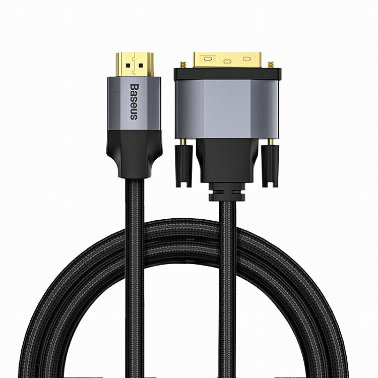 Baseus ١ HDMI to DVI Ѵץ 1m CAKSX-F0Gͥ TV ƥ ѥ PC ץ