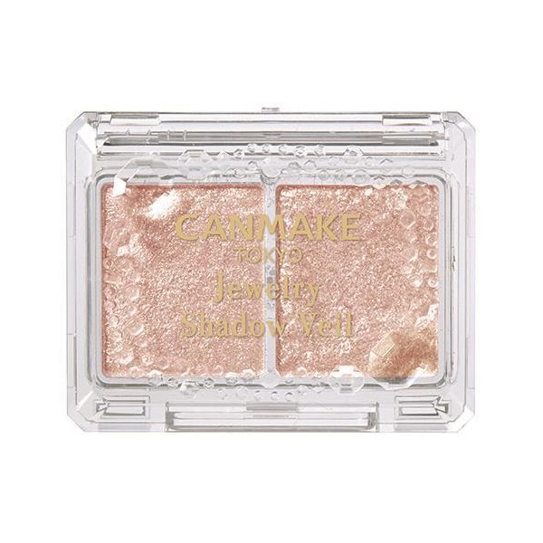 キャンメイク CANMAKE ジュエリーシャドウベール 06 バレリーナベージュおすすめアイシャドウ アイカラー コスメ プチプラ デパコス メイクアップ アイメイク ラメ 大粒 小粒 透明感 パール ベースメイクのサムネイル