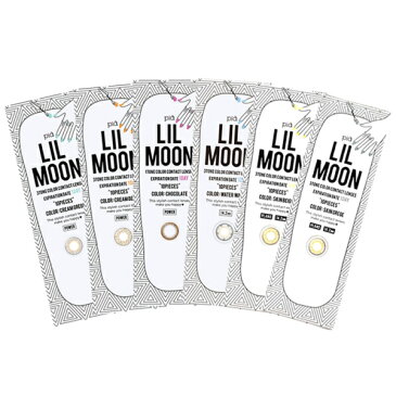 【送料無料】 リルムーン LILMOON 1MONTH　度あり 1枚入り カラコン 1か月 マンスリー 使い捨て 全7色 度あり