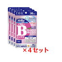 &#9829;タイムリリース処方でゆっくり放出！ 8種のビタミンBを効率よく摂ろう！ ビタミンB群は、糖分やたんぱく質などの栄養素を代謝するときに、酵素を助ける補酵素としてはたらく必須ビタミン。脂質や糖質をエネルギーに変えるのに欠かせない栄養素なので、疲れやダイエット中におすすめです。また、すべすべキープにも役立ち、美容面でも欠かせません。そんな美容・健康・ダイエットにうれしいビタミンB群ですが、水溶性という性質上、1度にたくさん摂っても、摂取後すぐに余分な分は排出されてしまいます。そこでDHCは、『持続型ビタミンBミックス』に“タイムリリース処方”を採用しました。ビタミンB1、B2、B6、B12、ナイアシン、パントテン酸、ビオチン、葉酸のビタミンB群全8種類をゆっくり放出し、ビタミンB群の補給を効率的にサポートします。※パッケージ・内容等の予告なく変更する場合がございます。予めご了承ください。 名称 サプリメント 内容量 30日分（60粒）×4パック 原材料 還元麦芽糖水飴（国内製造）/セルロース、パントテン酸Ca、ビタミンB1、ナイアシン、ヒドロキシプロピルメチルセルロース、ビタミンB6、ビタミンB2、ステアリン酸Ca、微粒二酸化ケイ素、葉酸、ビオチン、ビタミンB12 使用方法 1日2粒を目安にお召し上がりください。 葉酸は、胎児の正常な発育に寄与する栄養素ですが、多量摂取により胎児の発育がよくなるものではありません。 水またはぬるま湯で噛まずにそのままお召し上がりください。 本品は、多量摂取により疾病が治癒したり、より健康が増進するものではありません。1日の摂取目安量を守ってください。 本品は、特定保健用食品と異なり、消費者庁長官による個別審査を受けたものではありません。 区分 日本製/健康食品 メーカー DHC 広告文責 株式会社LUXSEED 092-710-7408 ご注意 お子様の手の届かないところで保管してください。 開封後はしっかり開封口を閉め、なるべく早くお召し上がりください。 お身体に異常を感じた場合は、飲用を中止してください。 健康食品は食品なので、基本的にはいつお召し上がりいただいてもかまいません。食後にお召し上がりいただくと、消化・吸収されやすくなります。他におすすめのタイミングがあるものについては、上記商品詳細にてご案内しています。 薬を服用中あるいは通院中の方、妊娠中の方は、お医者様にご相談の上、お召し上がりください。 食生活は、主食、主菜、副菜を基本に、食事のバランスを。 特定原材料等27品目のアレルギー物質を対象範囲として表示しています。原材料をご確認の上、食物アレルギーのある方はお召し上がりにならないでください。 配送について 代金引換はご利用いただけませんのでご了承くださいませ。 通常ご入金確認が取れてから3日&#12316;1週間でお届けいたしますが、物流の状況により2週間ほどお時間をいただくこともございます また、この商品は通常メーカーの在庫商品となっておりますので、メーカ在庫切れの場合がございます。その場合はキャンセルさせていただくこともございますのでご了承くださいませ。 送料 無料