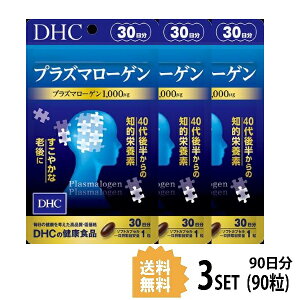 【3パック】 DHC プラズマローゲン 30日分×3パック （90粒） ディーエイチシー サプリメント ヤマブシタケ スケレティウム・トルツオーサム 粒タイプ