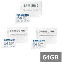 【ワンダフルデー 全品 P5】 【3セット】 サムスン マイクロSD MicroSDXC MB-MC64SA/APC EVO Plus 64GB アダプター付 Samsung マイクロSDXCカード microSDカード Class10 UHS-I カメラ スマホ 並行輸入品(2)