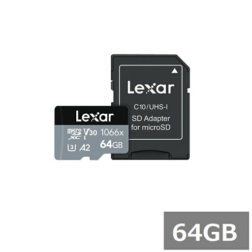 Lexar マイクロSD 64GB MicroSDXC LMS1066064G-BNANG Professional SILVER 1066x アダプター付 レキサー マイクロSDXCカード microSDカード UHS-I カメラ スマホ 並行輸入品 Lexar マイクロSD 64GB MicroSDXC LMS1066064G-BNANG Professional SILVER 1066x アダプター付 レキサー マイクロSDXCカード microSDカード UHS-I カメラ スマホ 並行輸入品
