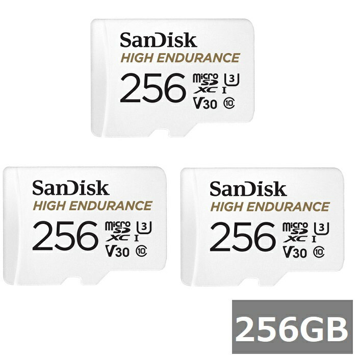 様々なシーンの記録媒体として活用できるサンディスクのマイクロSDカード 信頼性が評価されているサンディスクのマイクロSDカード。 スピードクラスClass10でスマホ、ドローンなどの動画、画像の保存、Switchや防犯カメラなどのデータ保存に最適です。 ご自身の用途に合わせて、容量などを選びましょう。 ブランド SanDisk 型番・品名 SDSQQNR-256G-GN6IA 容量 256GB×3セット スピードクラス CLASS10 UHSスピードクラス UHS-I インターフェース microSDXC ご注意 商品の仕様・デザイン・付属品・マニュアル言語（ベース英語）等は予告なく変更になる場合がございます。 商品仕様の詳細につきましては、メーカー及び代理店ページをご確認ください。 尚、商品仕様の変更に伴うご返品、ご返金につきましてはお受けできません。 万が一初期不良が発生した場合は交換・返品等の対応をさせていただきます。 対応機種間違いなどの返品・交換には一切応じられません。 配送について 代金引換はご利用いただけませんのでご了承くださいませ。 通常ご入金確認が取れてから3日&#12316;1週間でお届けいたしますが、物流の状況により2週間ほどお時間をいただくこともございます また、この商品は通常メーカーの在庫商品となっておりますので、メーカー在庫切れの場合がございます。その場合はキャンセルさせていただくこともございますのでご了承くださいませ。 送料 送料無料