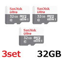 y3Zbgz SanDisk Ultra microSDJ[h SDSQUNR-032G-GN3MN 32GB }CNSDHCJ[h microSDHC TfBXN COe[