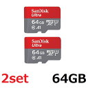 y2Zbgz SanDisk Ultra microSDJ[h SDSQUAB-064G-GN6MN 64GB }CNSDXCJ[h microSDXC TfBXN COe[