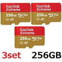 y3Zbgz SanDisk Extreme microSDJ[h SDSQXAV-256G-GN6MN 256GB }CNSDXCJ[h microSDXC TfBXN COe[