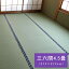 国産 日本製 い草 ござ 和室 上敷き 撥水 カーペット 敷物 双目織 三六間4.5畳 約273×273cm