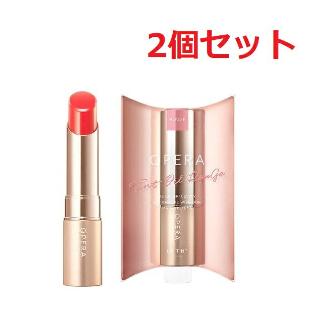 【マラソン中 P5倍】 【2セット】 OPERA リップティント N #01 レッド 3.9g オペラ ティントタイプ リップグロス リップ 唇 口紅 ルージュ リップスティック しっとり べたつかない マスク 塗りやすい 保湿成分 うるおい 綺麗 きれい 可愛い 人気 トレンド 無香料のサムネイル