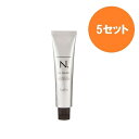 【5セット】 ナプラ N. エヌドット オム ジェルグリース 80g ジェル ヘアセット ヘアアレンジ 艶 つや メンズ レディース 男髪 自然 伊予柑 精油 キープ 爽やか ヘアケア N. homme napla