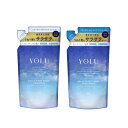 YOLU ヨル リラックスナイトリペアシャンプー&トリートメント つめかえ用 400ml ヘアケア ダメージ ダメージケア うねり 湿気 まとまり サラサラ ごわつき 保湿 ペアー ゼラニウム フローラル 詰め替え I-ne