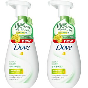 【2セット】【送料無料】 Dove ダヴ ディープピュア クリーミー 泡洗顔料 本体 160ml 洗顔 洗顔フォーム セラミド 泡 洗顔料 泡立ち うるおい 濃密 美容液 フローラル はずむ肌 保湿 きめ細かい泡 オイリー 混合肌 皮脂吸着 すべすべ 毛穴 キメ 整える 導入洗顔 テカリ