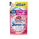 花王 バスマジックリン SUPER泡洗浄 アロマローズの香り つめかえ用 300ml Kao 洗剤 バス お風呂 浴槽 浴室 スーパークリーン ピンク